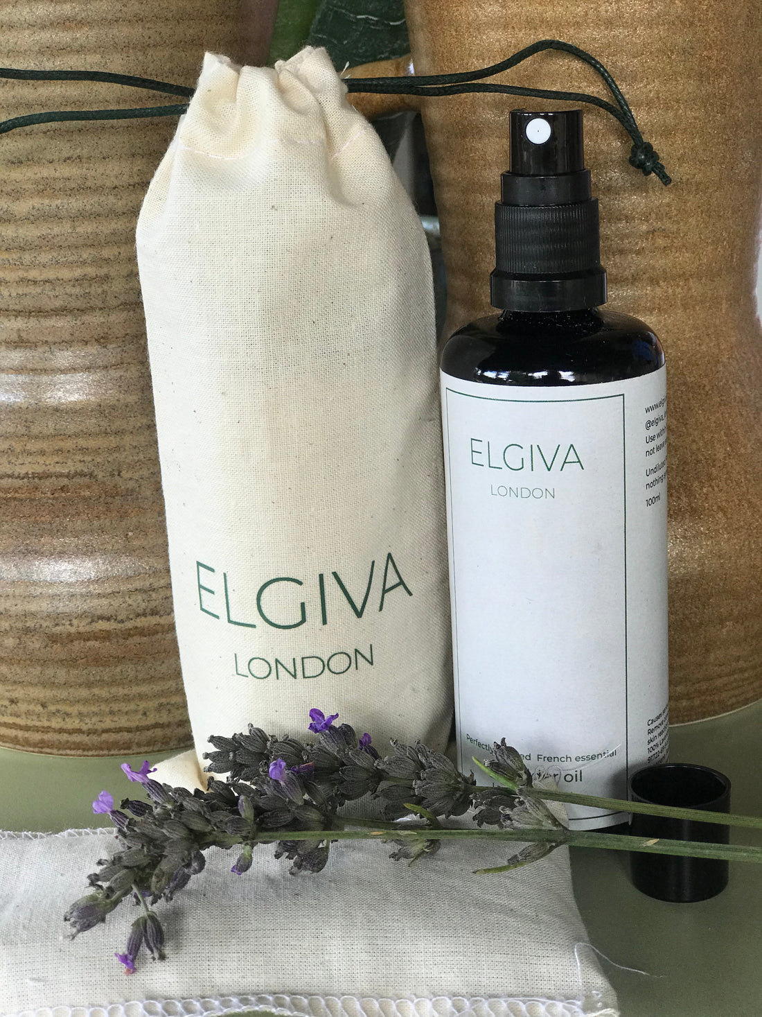 100ml lavender oil with spray dispenser used as a natural moth deterrent