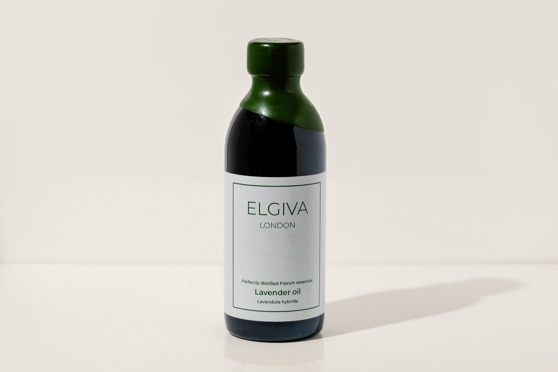 250ml Elgiva London lavender oil in a signature wax topped bottle 