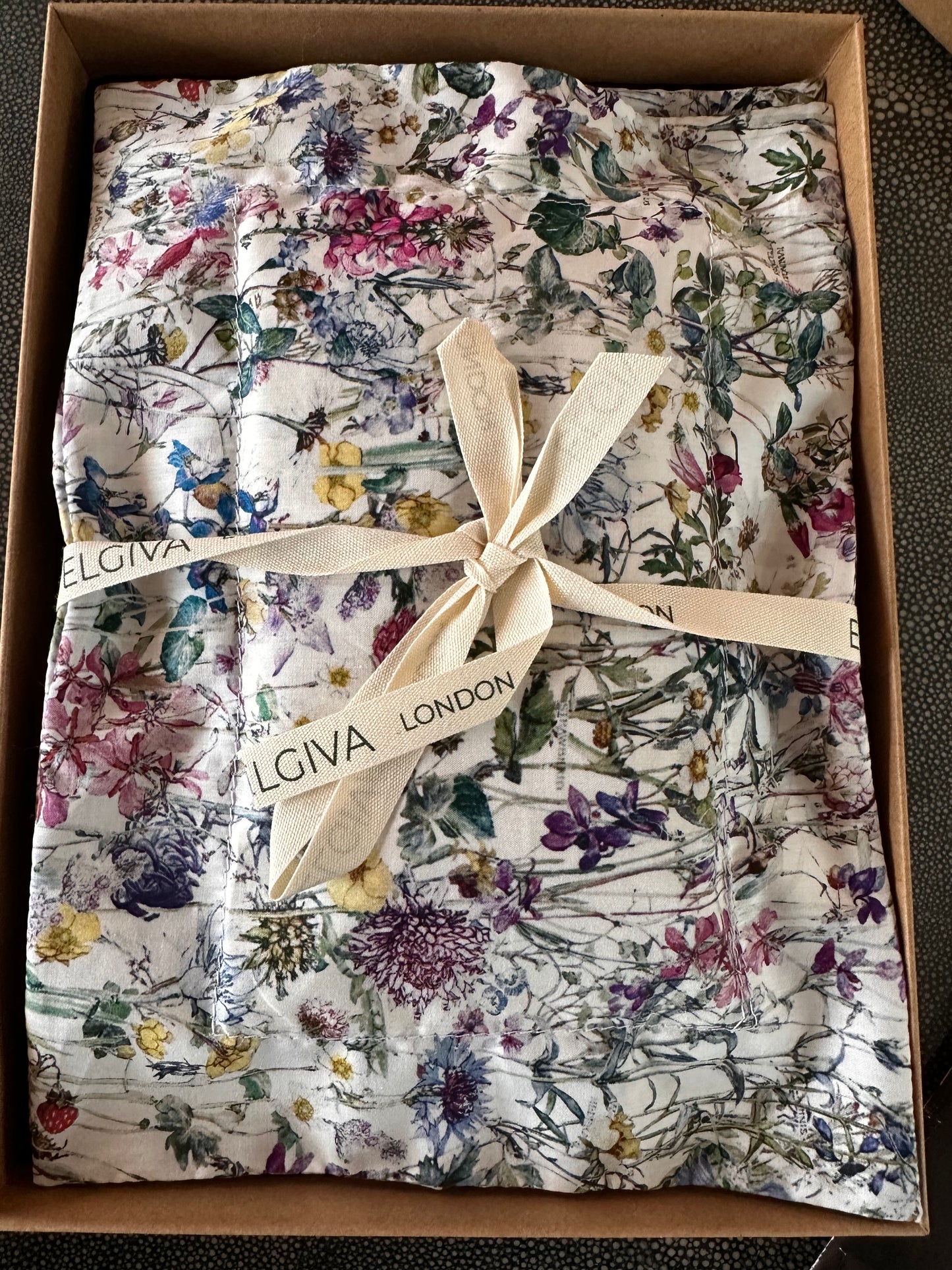 Bramble Liberty Boxed Elgiva Lavender Sachets for Drawers, Hangers, Pillows, Suitcases