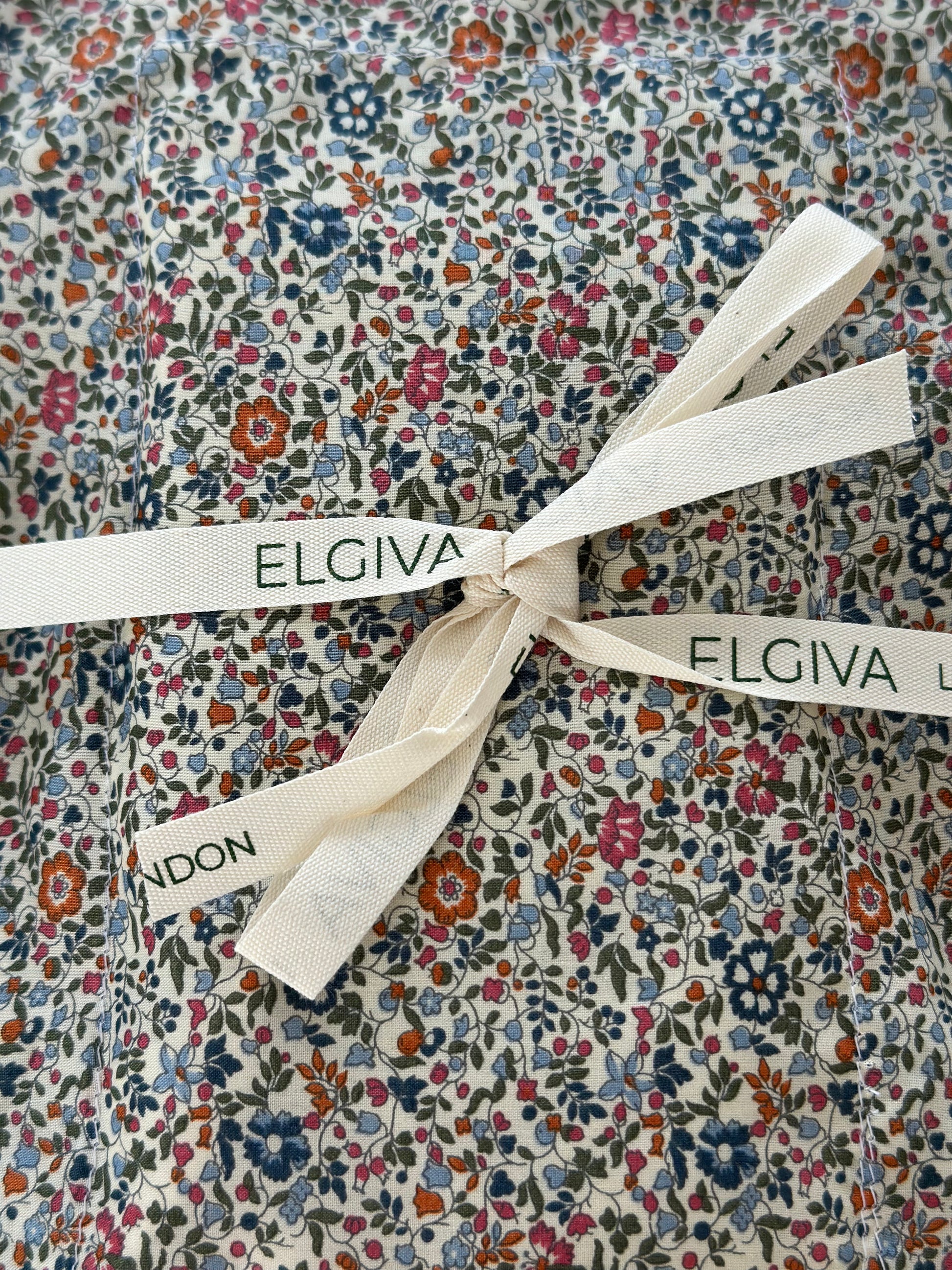 Cottage blooms Liberty print floral sachet with ribbon