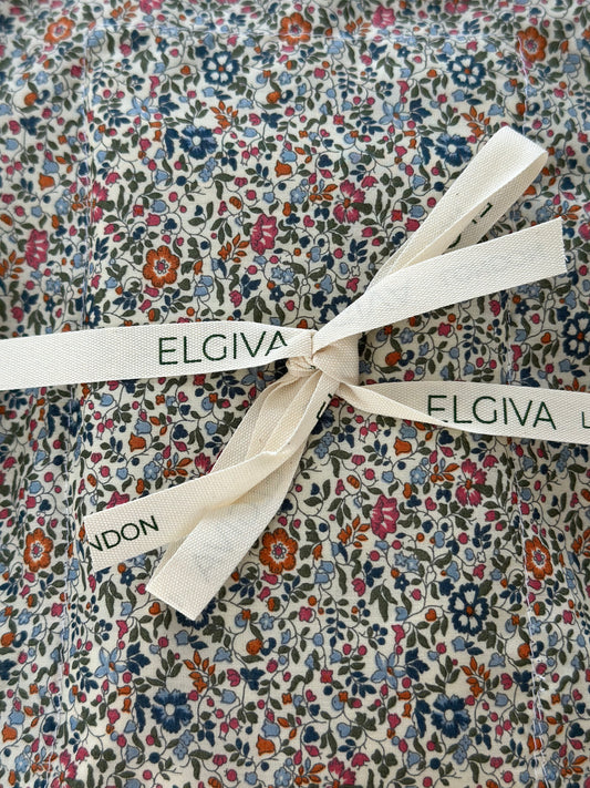 Cottage blooms Liberty print floral sachet with ribbon