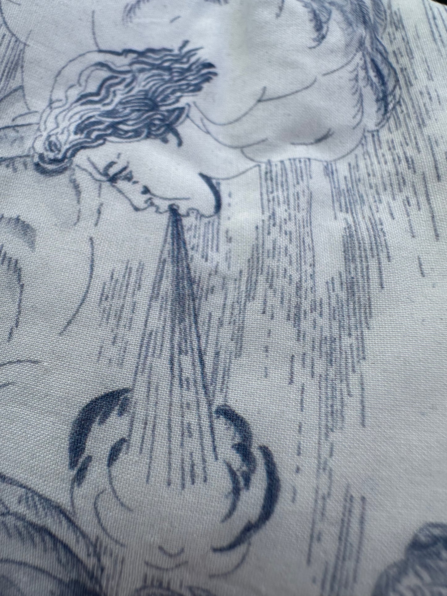 Liberty print blue Zephyr