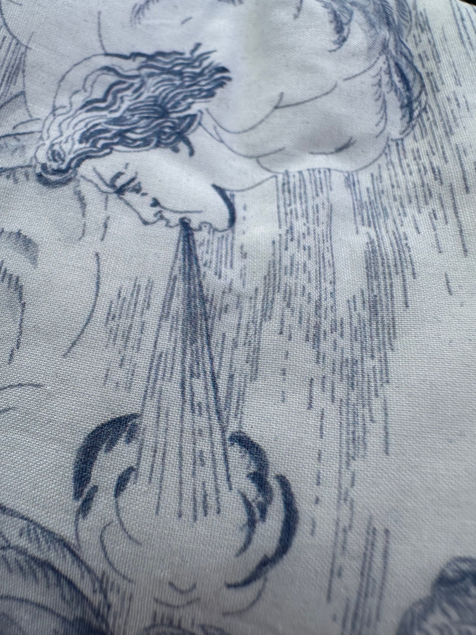 Liberty print blue Zephyr